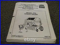 Ford New Holland 630 Round Baler Parts Catalog Manual 5063013