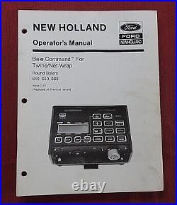 Ford New Holland 640 650 660 Baler Operators & Service Manuals Nice