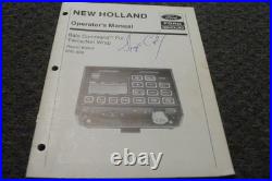 Ford New Holland 650 660 Baler Twine Wrap Bale Command Owner Operator Manual xz Ford New Holland 650 660 Baler Twine Wrap Bale Command Owner Operator Manual xz