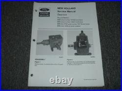 Ford New Holland 848 Round Baler GEARBOX Service Repair Manual SN 721669-Up xo