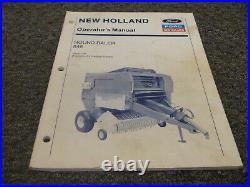 Ford New Holland 848 Round Baler Owner Operator Manual User Guide