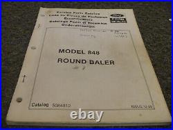 Ford New Holland 848 Round Baler Parts Catalog Manual 5084812