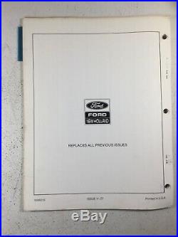 Ford, New Holland 850 Baler Parts Manual