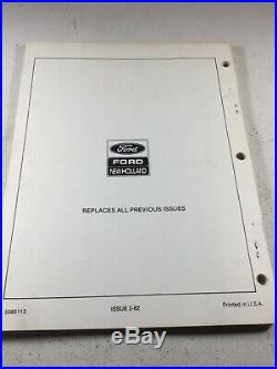 Ford, New Holland 851 Baler Parts Manual