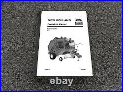 Ford New Holland 851 Round Baler Owner Operator Manual PN 42085113