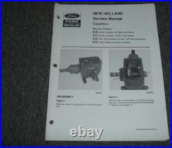 Ford New Holland 853 Round Baler GEARBOX Service Repair Manual SN 734875-Up xo