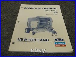 Ford New Holland 853 Round Baler Owner Operator Manual User Guide