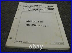 Ford New Holland 853 Round Baler Parts Catalog Manual 5085311