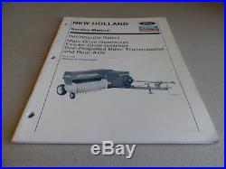 Ford New Holland Baler Main Feeder Drive Gearbox Service Repair Manual #40331203
