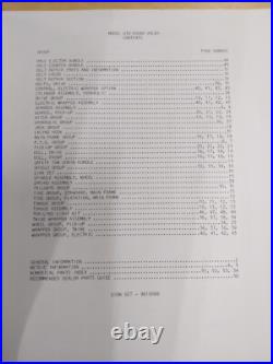 Ford New Holland Model 630 Round Baler Service Parts Catalog 5063020 Issue 4-89