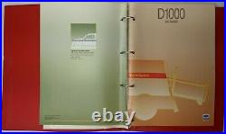 Ford New Holland Training Centre Folder, 1987 & Sales Brochures For 525, D1000