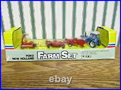 Ford TW-35 With New Holland Baler/Haybine/Forage Harvester By Ertl 1/64th Scale
