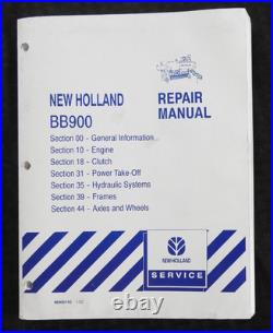 GENUINE NEW HOLLAND BB900 Big Baler Service Repair Manual Engine Clutch PTO Axle