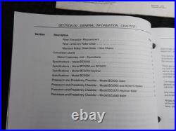 GENUINE NEW HOLLAND BC5050 BC5060 BC5070 BC5080 Baler Service Repair Manual SET