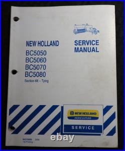 GENUINE NEW HOLLAND BC5050 BC5060 BC5070 BC5080 Baler Service Repair Manual SET