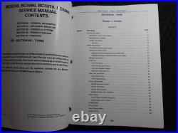GENUINE NEW HOLLAND BC5050 BC5060 BC5070 BC5080 Baler Service Repair Manual SET