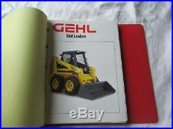 Gehl product guide manual catalog specs and brochures baler skid loader mowers