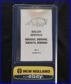 Genuine NEW HOLLAND BB9050 BB9060 BB9070 BB9080 Baler Service Manual Set withbinde