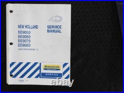 Genuine NEW HOLLAND BB9050 BB9060 BB9070 BB9080 Baler Service Manual Set withbinde