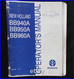 Genuine NEW HOLLAND BB940A BB050A BB960A Baler Service School Training Manual