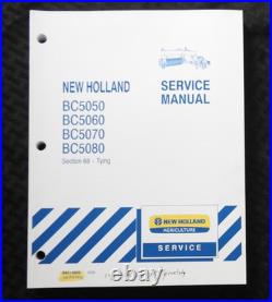 Genuine NEW HOLLAND BC5050 BC5060 BC5070 BC5080 Baler Service Manual Set withbinde
