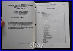Genuine NEW HOLLAND BC5050 BC5060 BC5070 BC5080 Baler Service Manual Set withbinde
