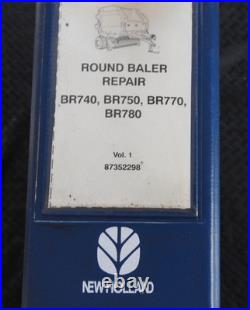 Genuine NEW HOLLAND BR740 BR750 BR770 BR780 Big Roll Baler Service Manual Set