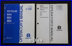 Genuine New Holland 644 654 664 Baler + Original Manual Operator Control