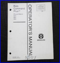 Genuine New Holland 644 654 664 Baler + Original Manual Operator Control