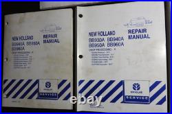 Genuine New Holland BB930A BB940A BB050A BB960A Baler Service Manual Set With