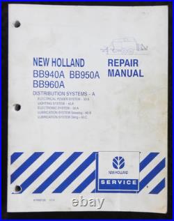Genuine New Holland BB940A BB050A BB960A Baler Service School Training Manual