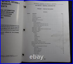 Genuine New Holland BC5050 BC5060 BC5070 BC5080 Baler Manual Repair Set