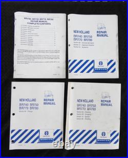 Genuine New Holland BR740 BR750 BR770 BR780 Big Roller Baler Manual Service