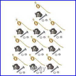 Hay Rake Teeth & Hold Down Clips Set of 50 for Ford New Holland New Idea