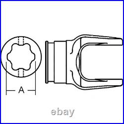 Inboard Yoke Fits D1000 D800 853567 W356906