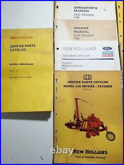 Lot of 10 New Holland Service Parts Catalog Baler Mower Crusher Disc Conditio #2