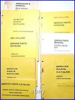 Lot of 12 New Holland Service Parts Catalog Operators Manual Cimbin3 Baler #3