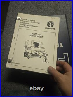 NEW HOLLAND 654 ROUND BALER PARTS CATALOG Oem Original