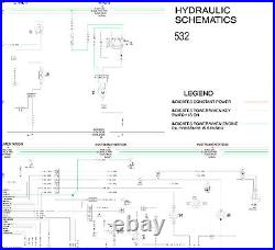 NEW HOLLAND BALERS 532 Hydraulic Schematic Manual Diagram