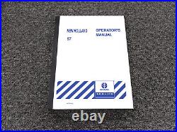 NEW HOLLAND BALERS 57 Operator Owner Maintenance Manual