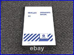 NEW HOLLAND BALERS 580 Operator Owner Maintenance Manual