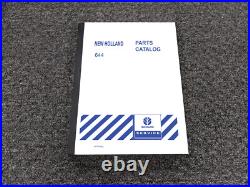NEW HOLLAND BALERS 644 Parts Catalog Manual