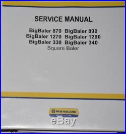 NEW HOLLAND BigBaler 330 340 870 890 1270 1290 Square Baler Service Manual