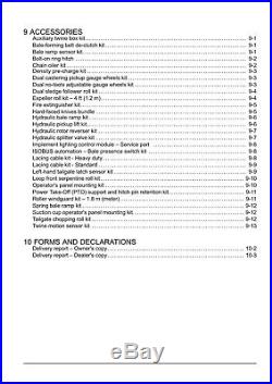 NEW HOLLAND ROLL-BELT 450 460 BALER SN YHN195127 and above OPERATORS MANUAL