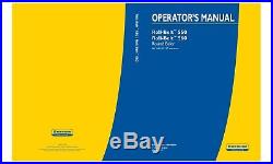 NEW HOLLAND ROLL-BELT 550 560 BALER PIN YHN195127 and above OPERATORS MANUAL