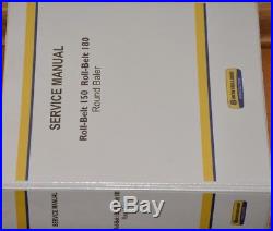 NEW HOLLAND Roll-Belt 150 180 ROUND BALER Service Manual Reparaturhandbuch