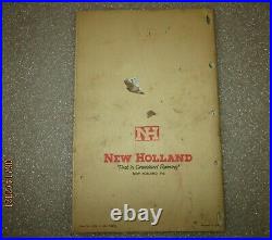 NH NEW HOLLAND SUPER HAYLINER 68 BALER Owner`s Manual Book Factory Original