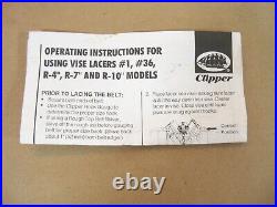 New 7 Clipper Belt Lacer-Vice lacer tool-Round balers-#36 R7