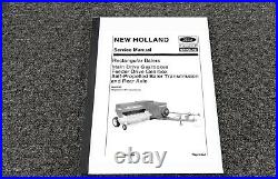 New Holland 273 Baler Main Drive Gearbox Transmission Axle Service Repair Manual