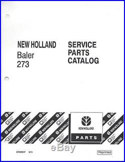 New Holland 273 Square Baler Service Parts Catalog 87039037